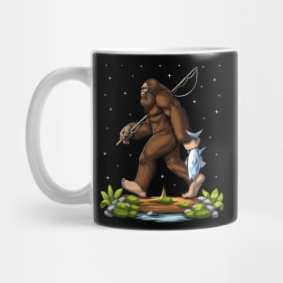 Bigfoot Fishing Mug